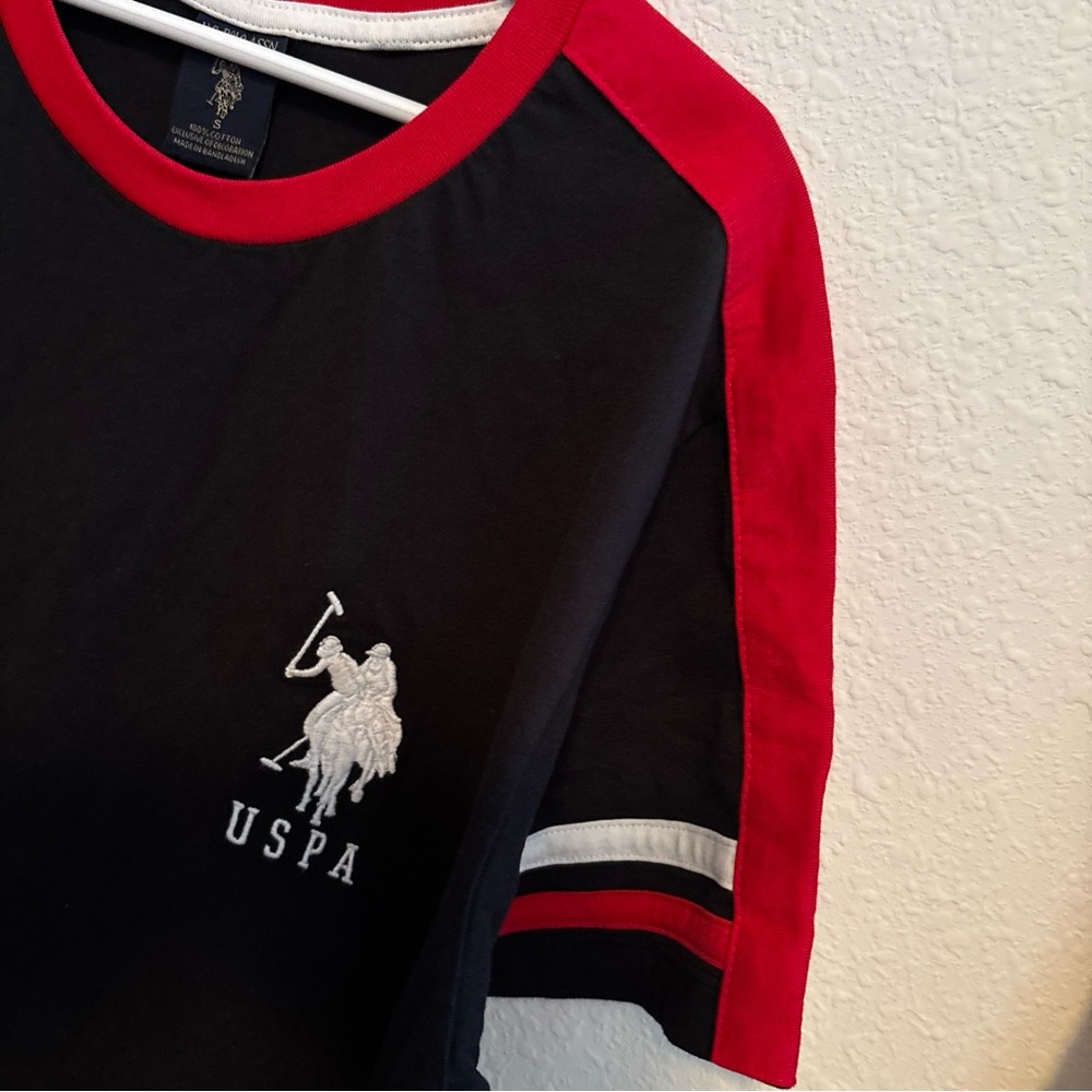 NEW W/tag Polo Assn. Big Pony #3 Navy, Red Trim T-Shirt Short Sleeve Size Small - Picture 4 of 15